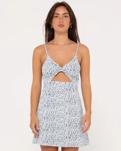 Balnear Minivestido Con Aberturas Y Estampado Floral>Rusty Clearance