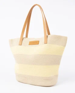 Bolso De Playa De Paja A Rayas Hailey><noscript><img width=