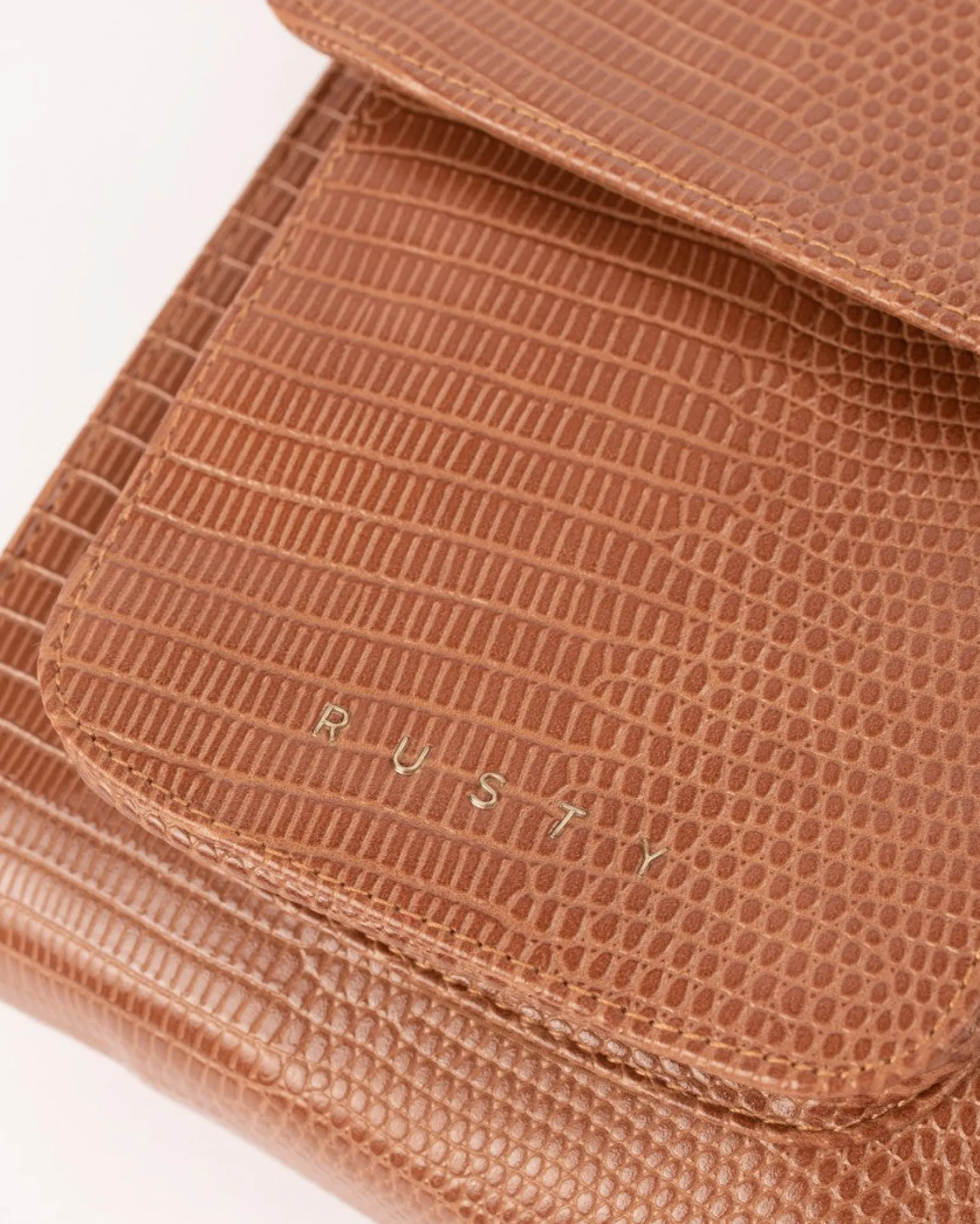 Bolso Lateral Texturizado Sobre El Hombro Mila>Rusty New