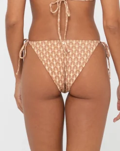 Braguita De Bikini A Media Pierna Con Estampado Panama Y Lazo Lateral><noscript><img width=
