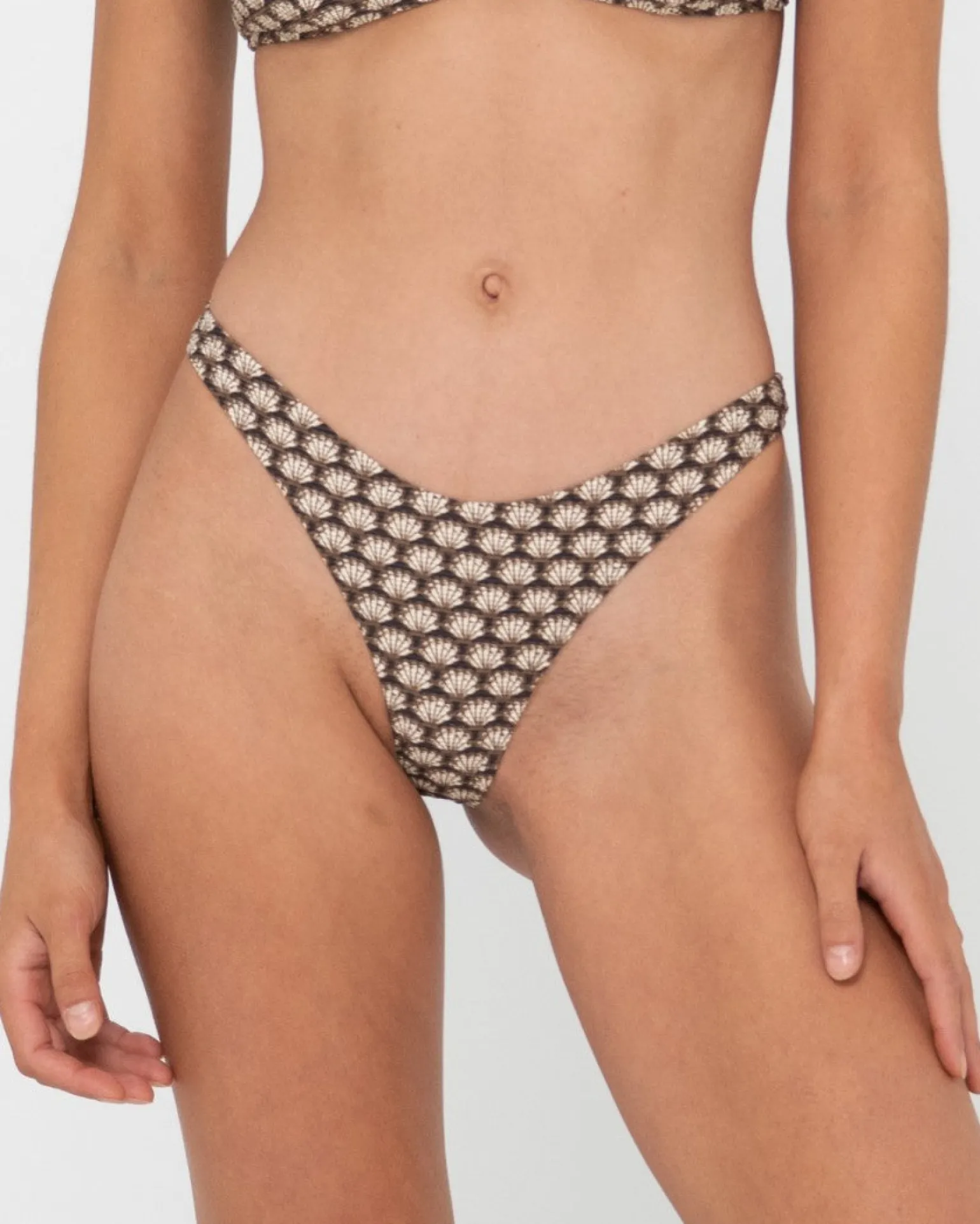 Braguita De Bikini Brasilena Con Estampado De Conchas Sorrento>Rusty Discount