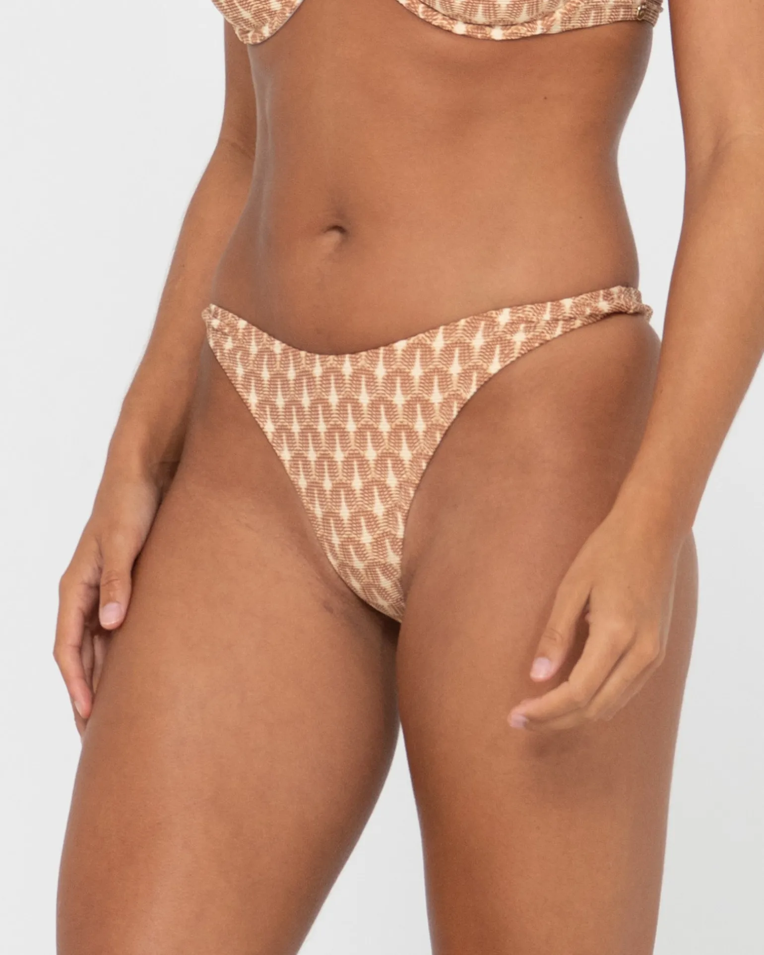 Braguita De Bikini Brasilena Estampada Panama>Rusty Discount
