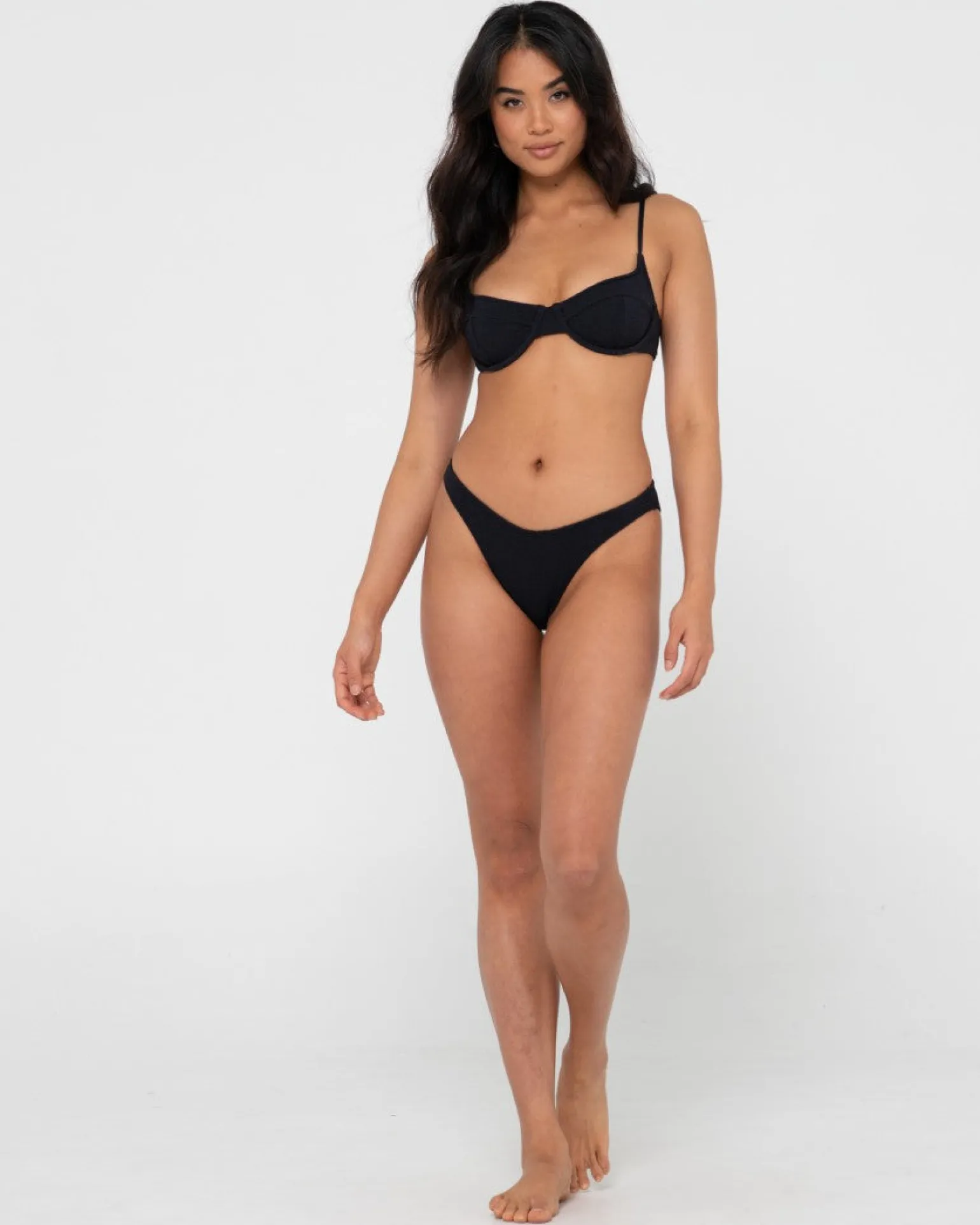 Braguita De Bikini Clasica Con Textura De Sandalo>Rusty Cheap
