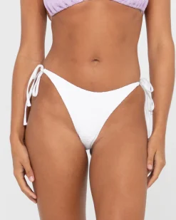 Braguita De Bikini Midi Con Lazos Laterales Texturizados De Sandalo>Rusty Flash Sale