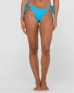 Braguita De Bikini Midi Con Lazos Laterales Texturizados De Sandalo>Rusty Store