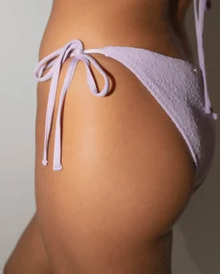 Braguita De Bikini Midi Con Lazos Laterales Texturizados De Sandalo><noscript><img width=