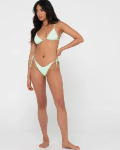 Braguita De Bikini Midi Con Lazos Laterales Texturizados De Sandalo><noscript><img width=