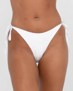 Braguita De Bikini Midi Con Lazos Laterales Texturizados De Sandalo><noscript><img width=