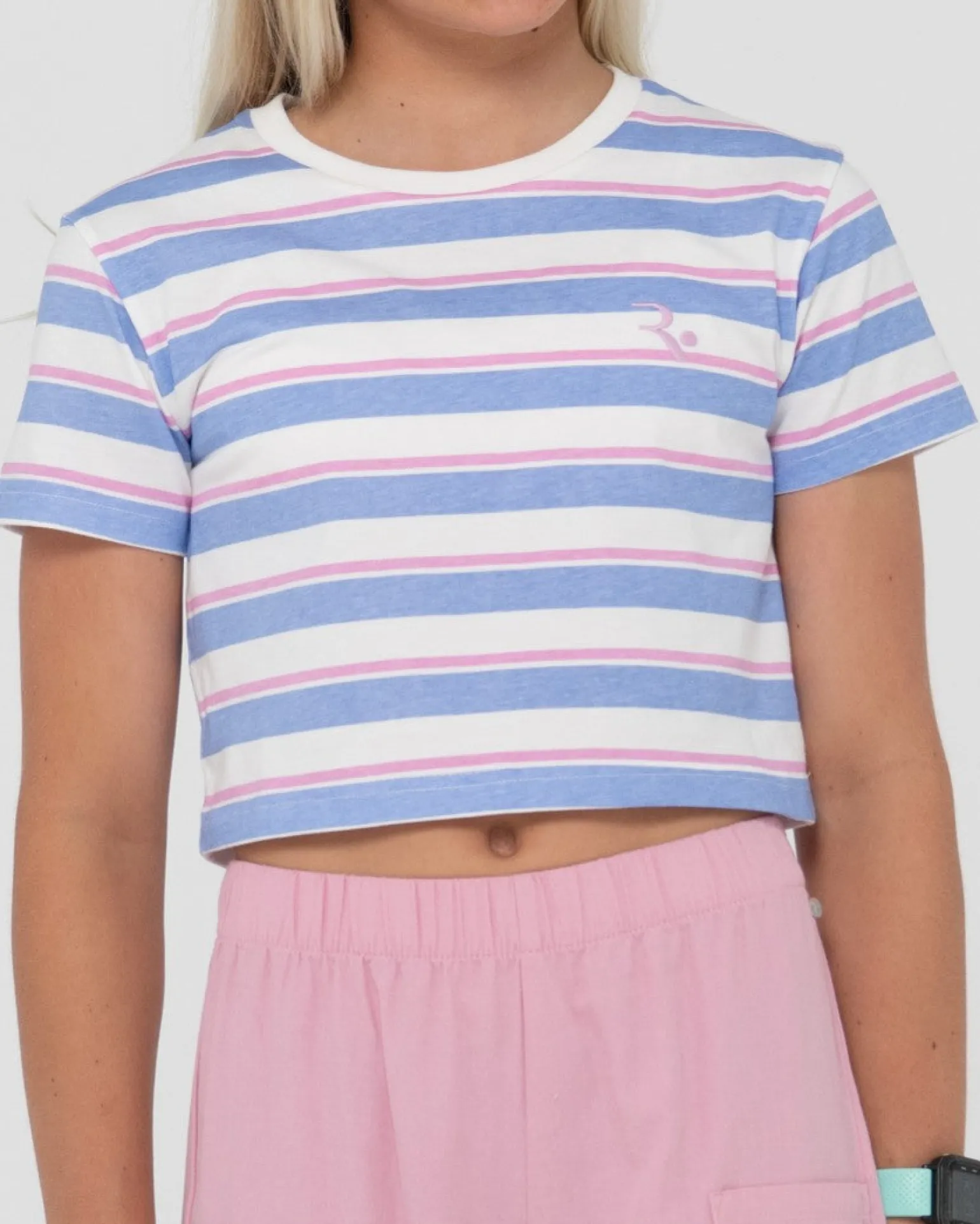Camila Camiseta Corta A Rayas Para Ninas>Rusty Cheap