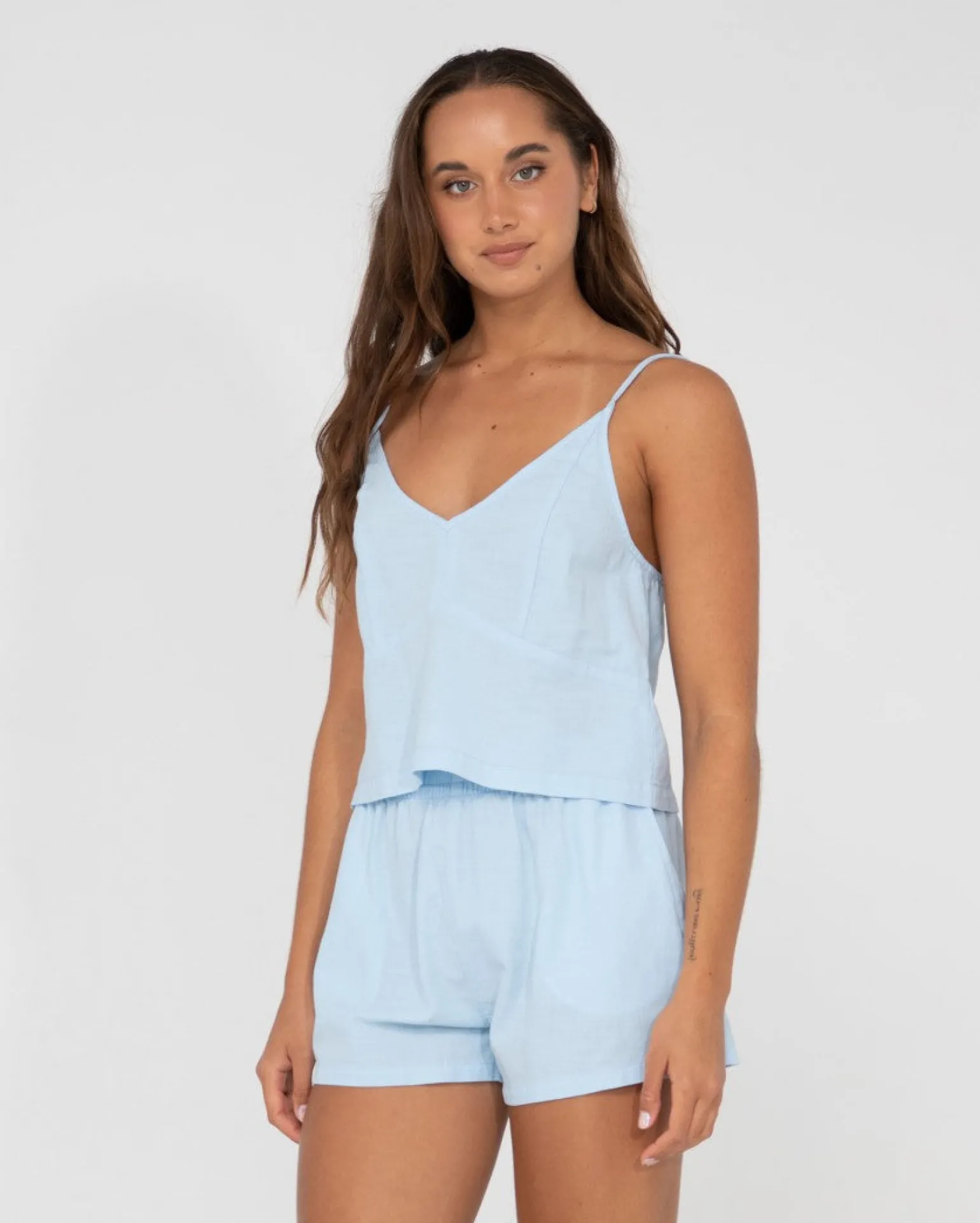 Cami Lencero Con Cuello En V De Agua Dulce>Rusty Shop