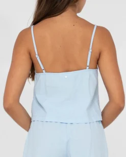 Cami Lencero Con Cuello En V De Agua Dulce><noscript><img width=
