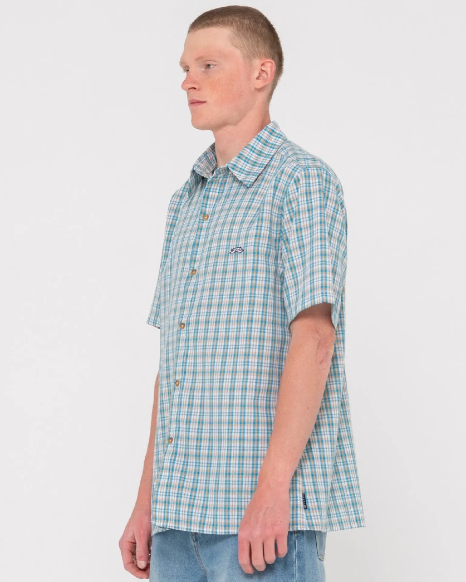 Camisa A Cuadros De Ajuste Relajado De Datsun>Rusty Store