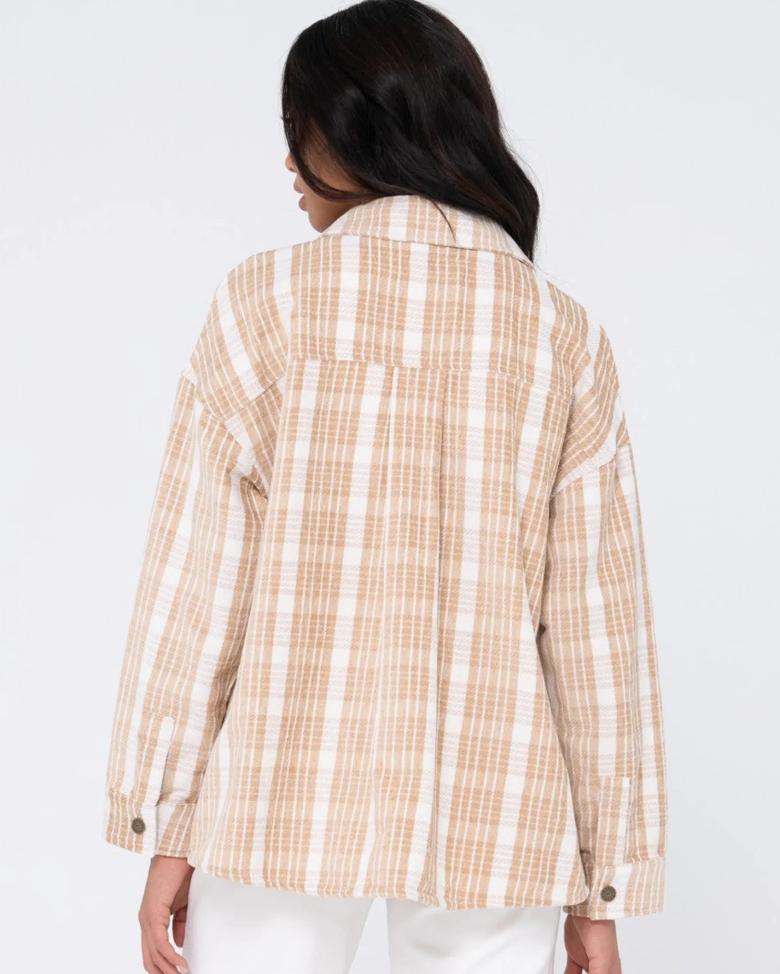 Camisa A Cuadros Extragrande Con Tallo>Rusty Sale