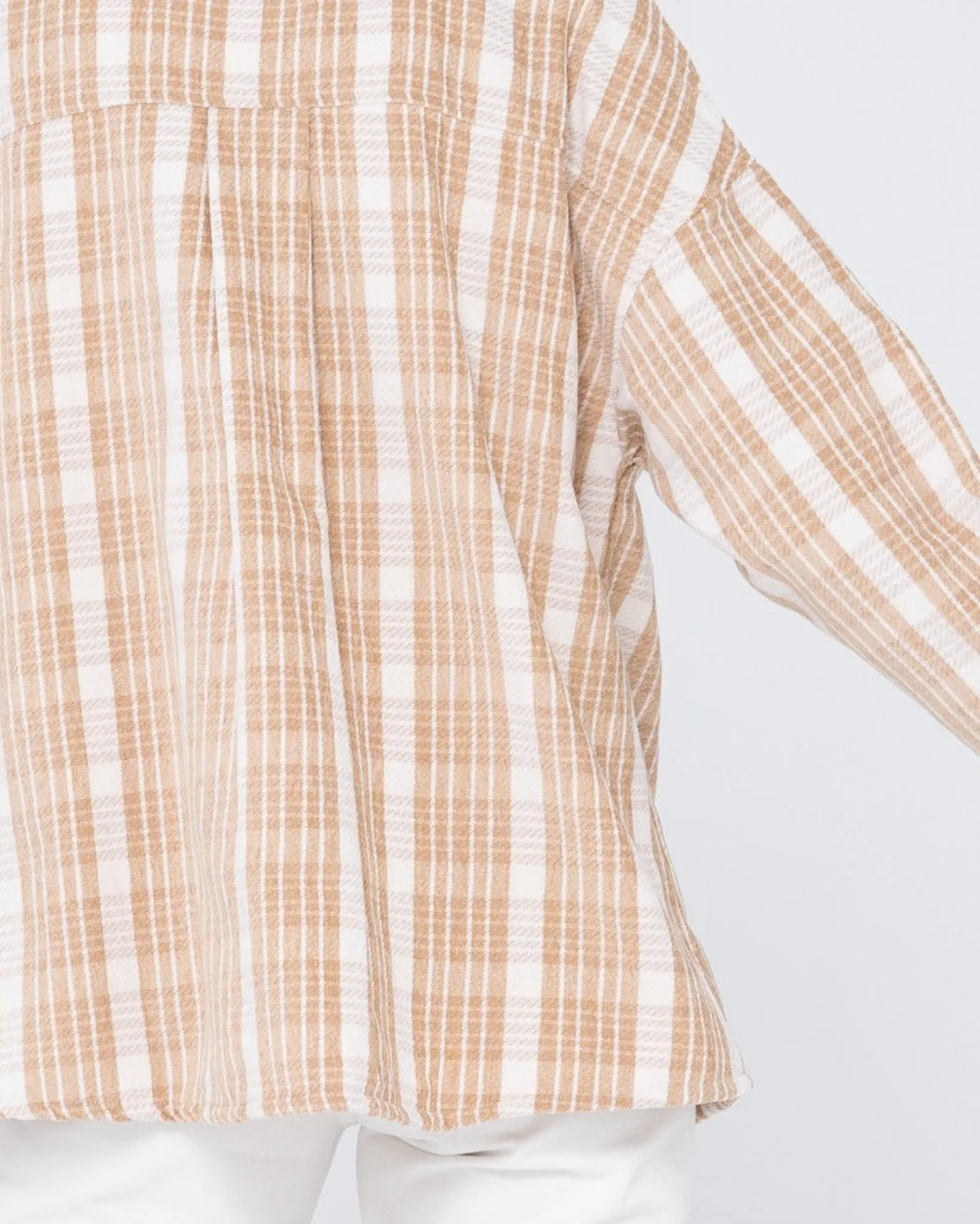 Camisa A Cuadros Extragrande Con Tallo>Rusty Sale
