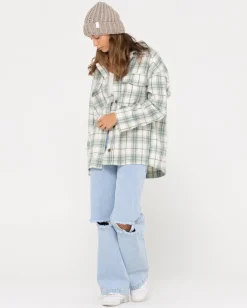 Camisa A Cuadros Extragrande Con Tallo>Rusty Best