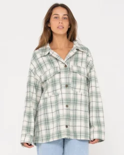 Camisa A Cuadros Extragrande Con Tallo>Rusty Best