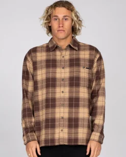 Camisa De Franela De Manga Larga Dry Eyes>Rusty Cheap