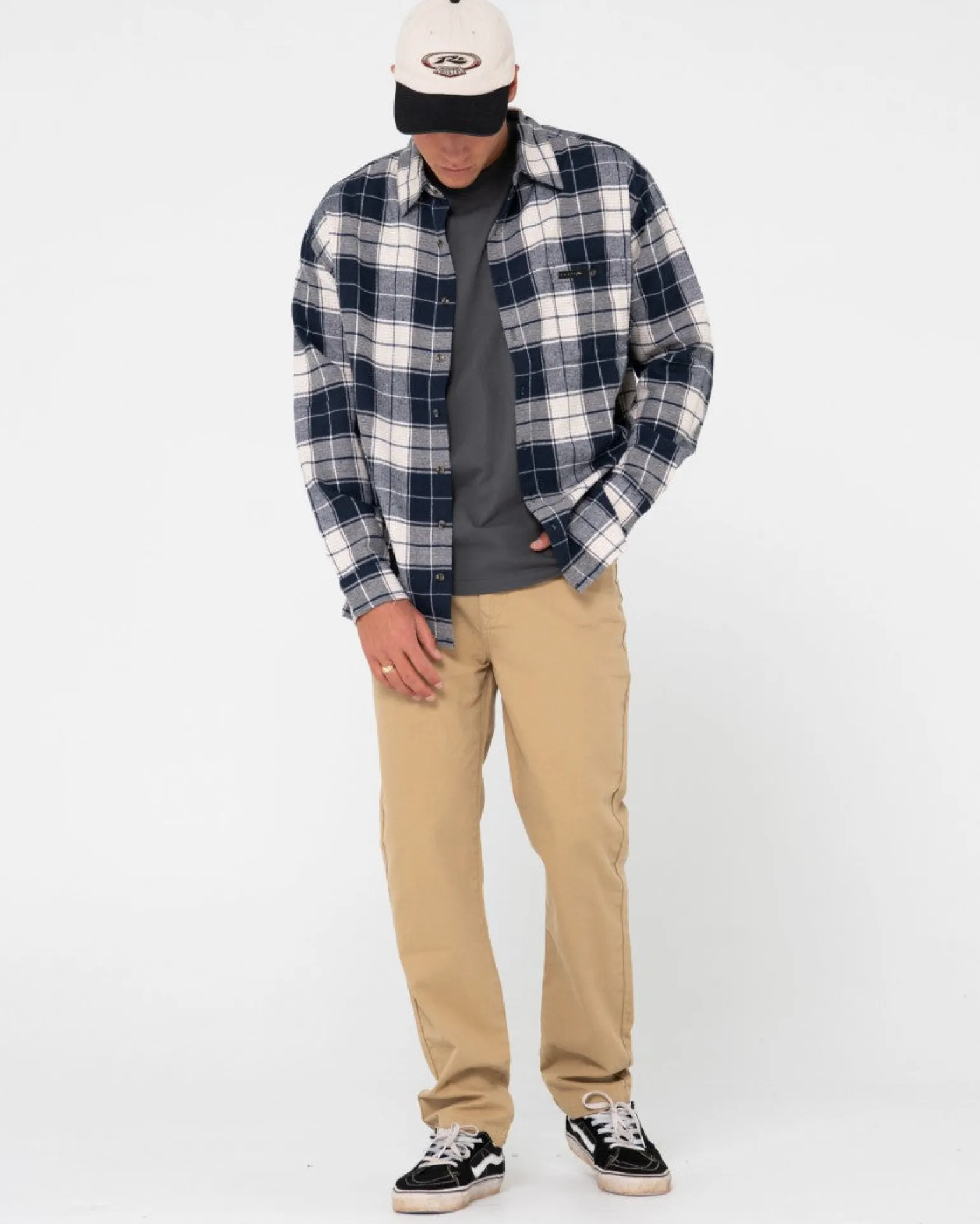 Camisa De Franela De Manga Larga Dry Eyes>Rusty New