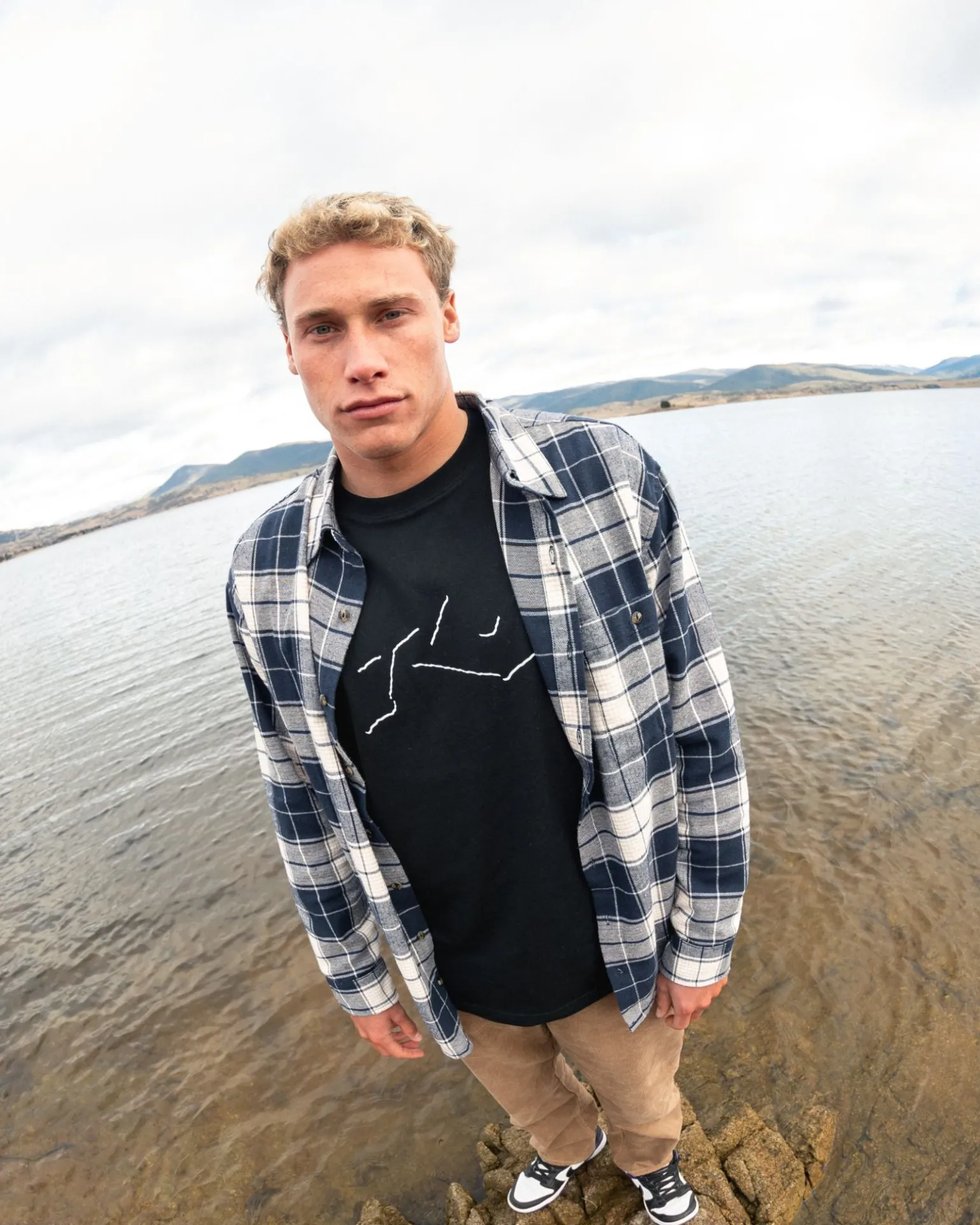 Camisa De Franela De Manga Larga Dry Eyes>Rusty New