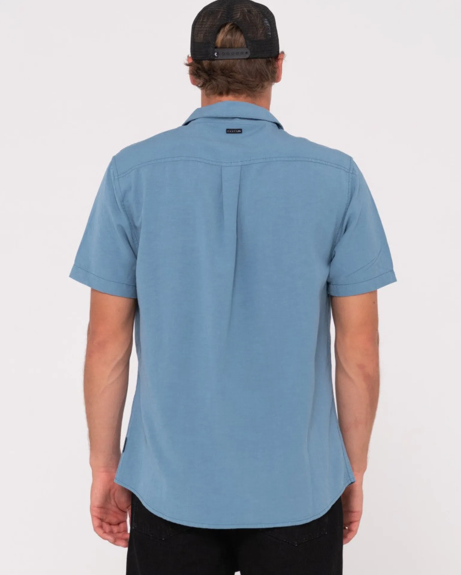 Camisa De Lino De Manga Corta Overtone Para Niños>Rusty Outlet