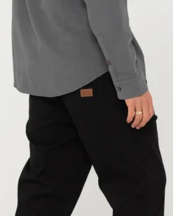 Camisa De Lino De Manga Larga Overtone><noscript><img width=