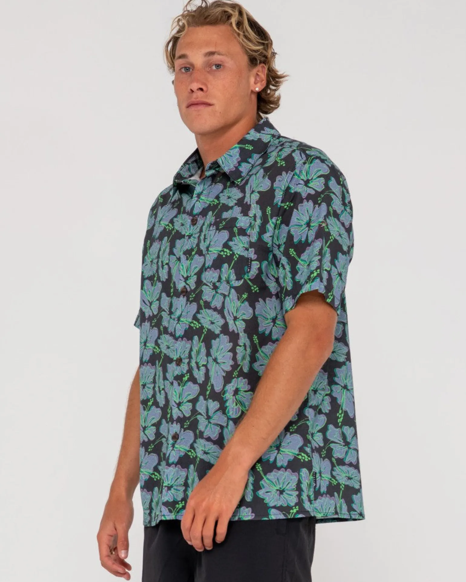 Camisa De Manga Corta De Ajuste Relajado Hi Viscus Ramie>Rusty Sale