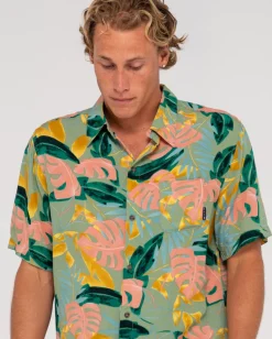 Camisa De Manga Corta De Corte Relajado Pastel Paradise><noscript><img width=