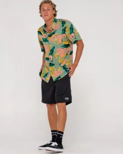 Camisa De Manga Corta De Corte Relajado Pastel Paradise><noscript><img width=
