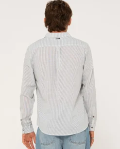 Camisa De Manga Larga De Lino Boat Day>Rusty Fashion
