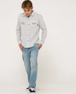 Camisa De Manga Larga De Lino Boat Day><noscript><img width=