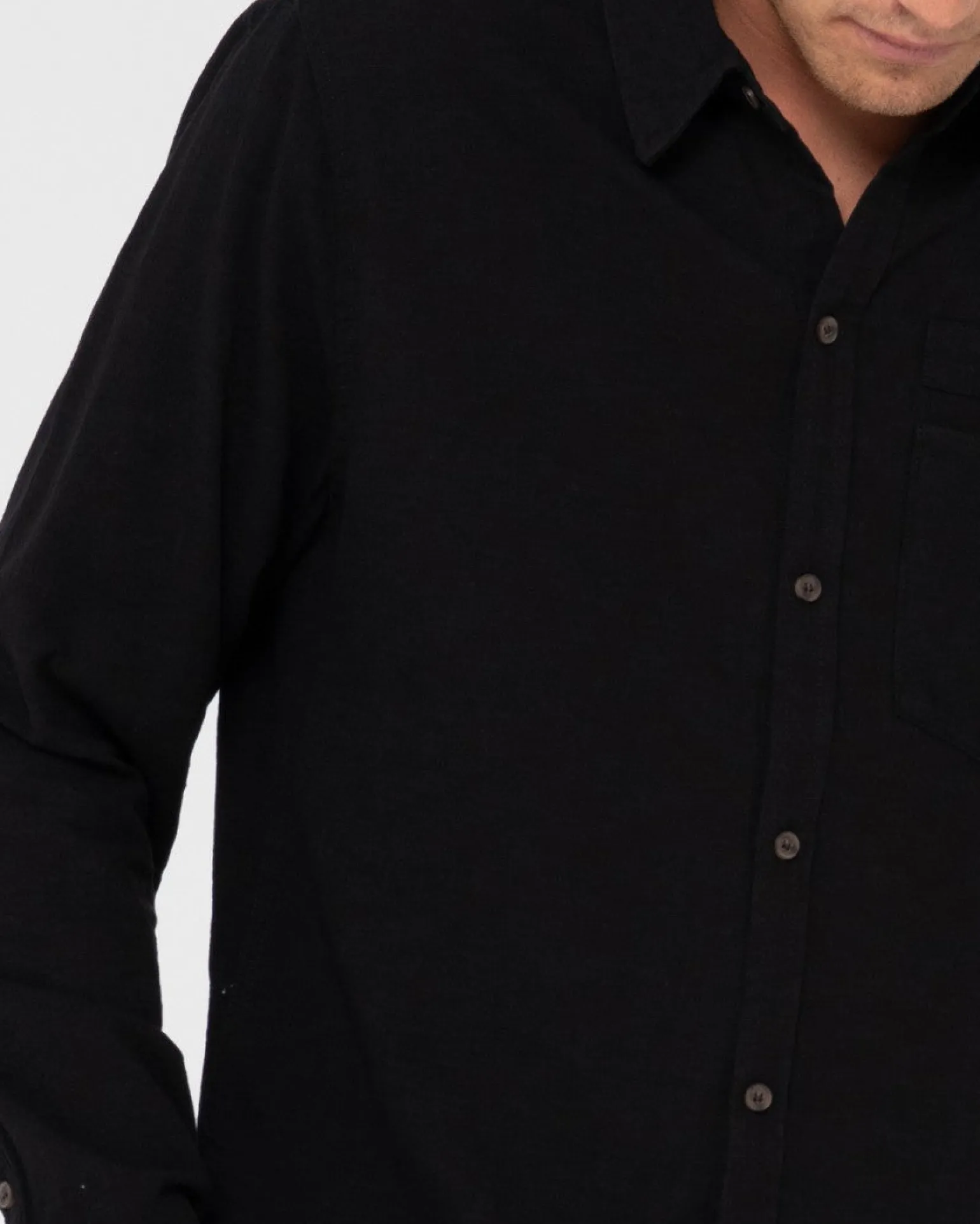 Camisa De Manga Larga De Lino Yuma>Rusty Hot