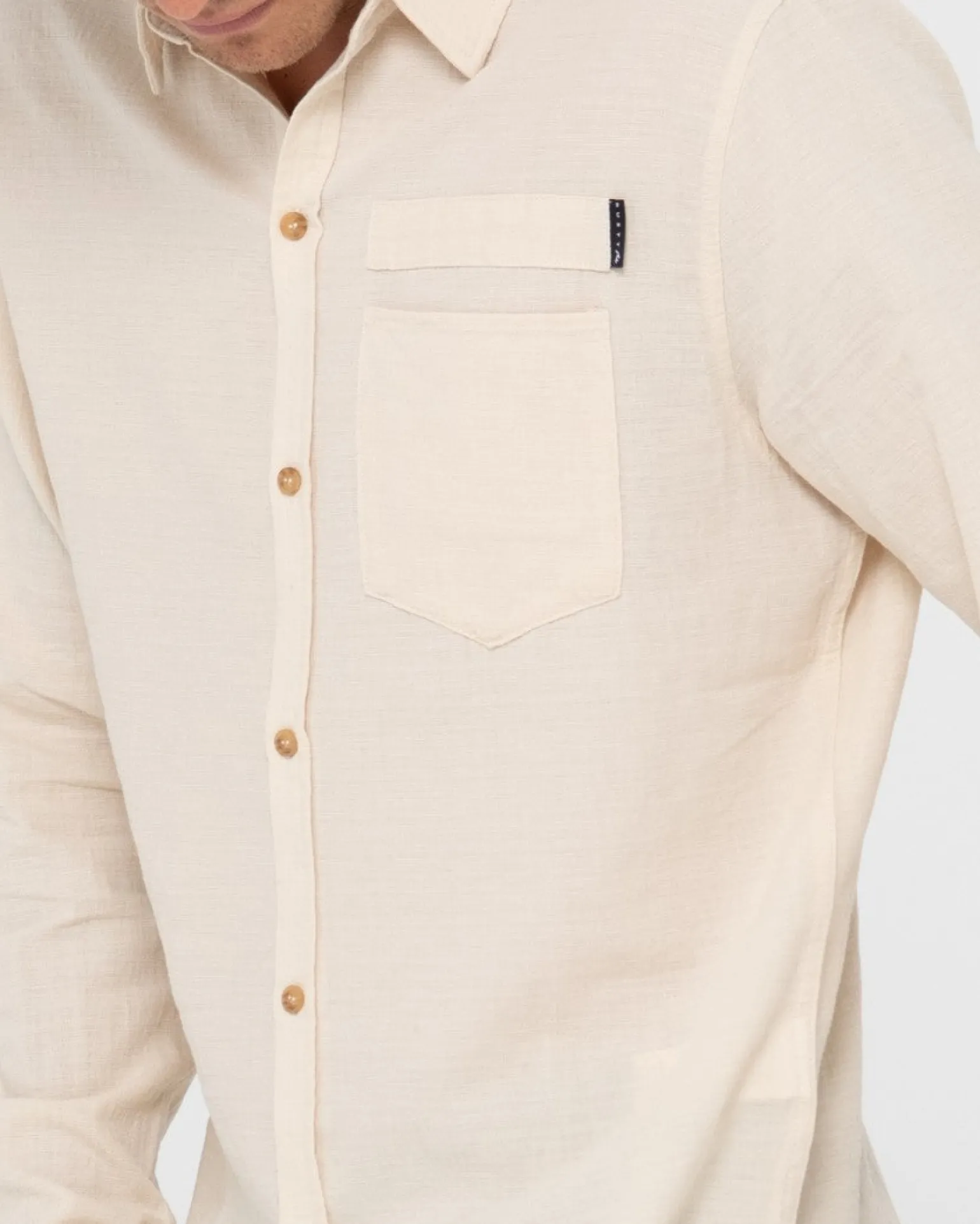 Camisa De Manga Larga De Lino Yuma>Rusty Store