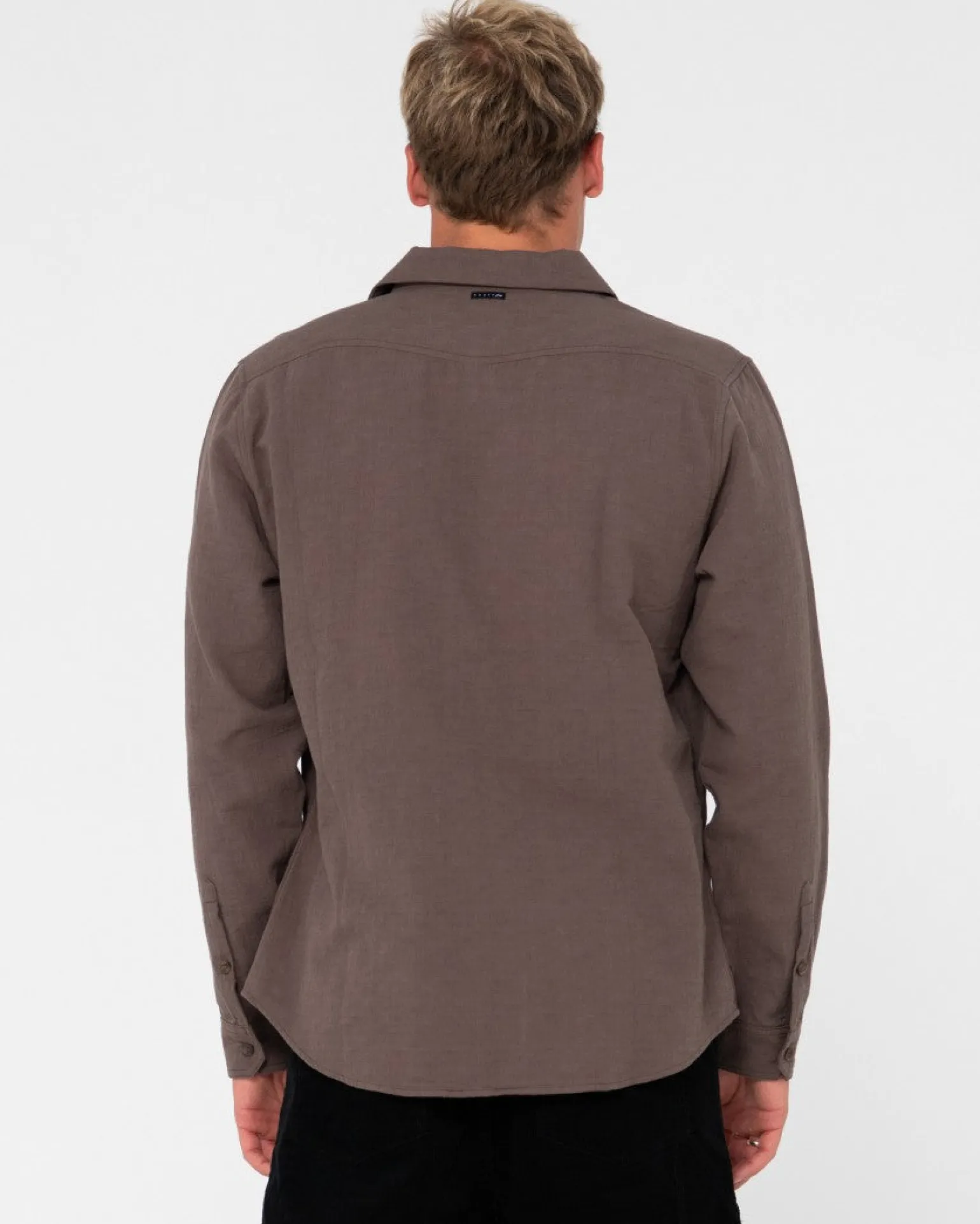 Camisa De Manga Larga De Lino Yuma>Rusty Clearance