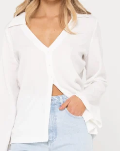 Camisa De Manga Larga Maeve><noscript><img width=