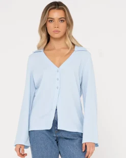 Camisa De Manga Larga Maeve>Rusty Flash Sale