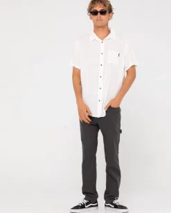 Camisa De Rayon De Manga Corta Razor Blade><noscript><img width=