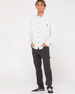 Camisa De Rayon De Manga Larga Razor><noscript><img width=