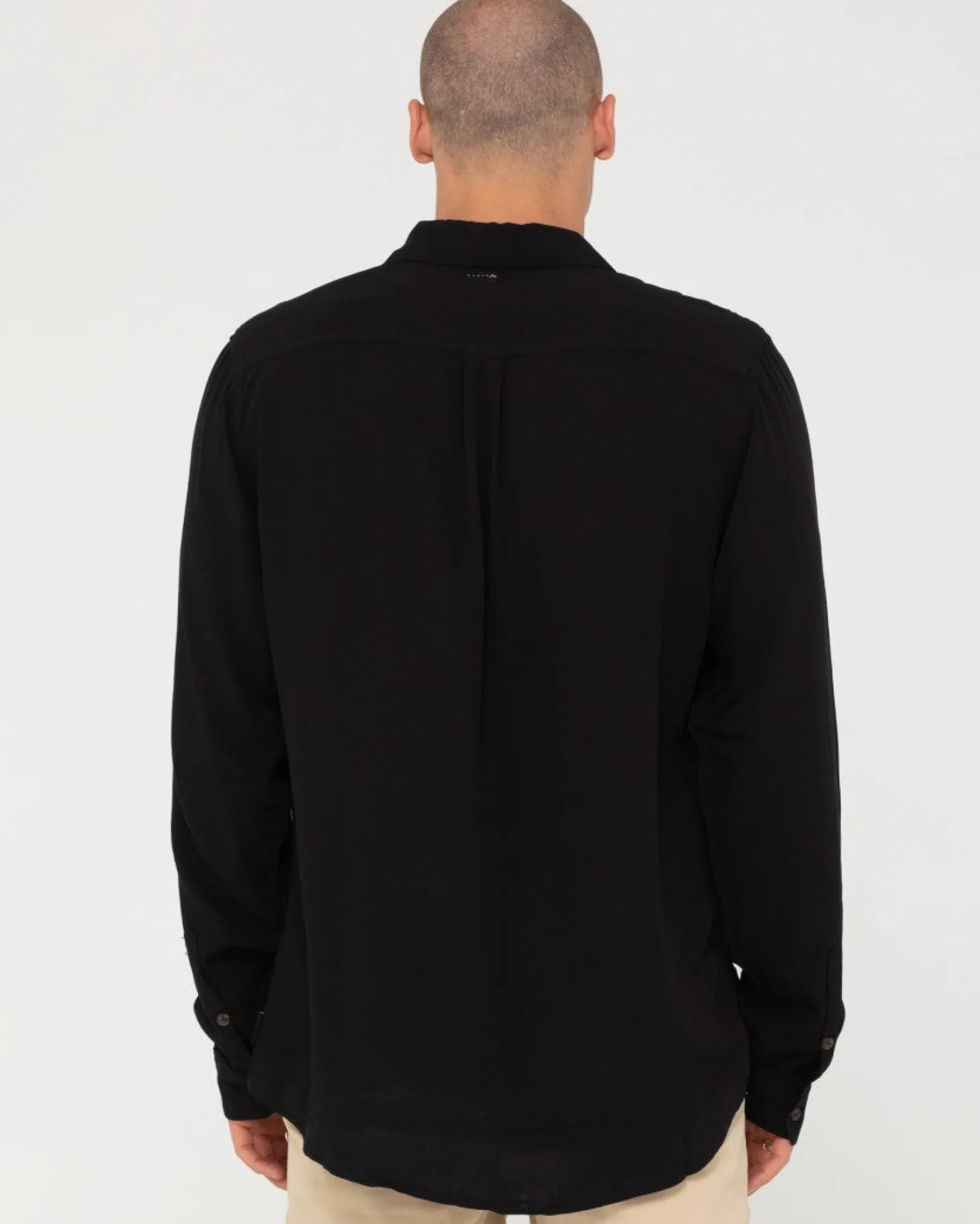Camisa De Rayon De Manga Larga Razor>Rusty Discount