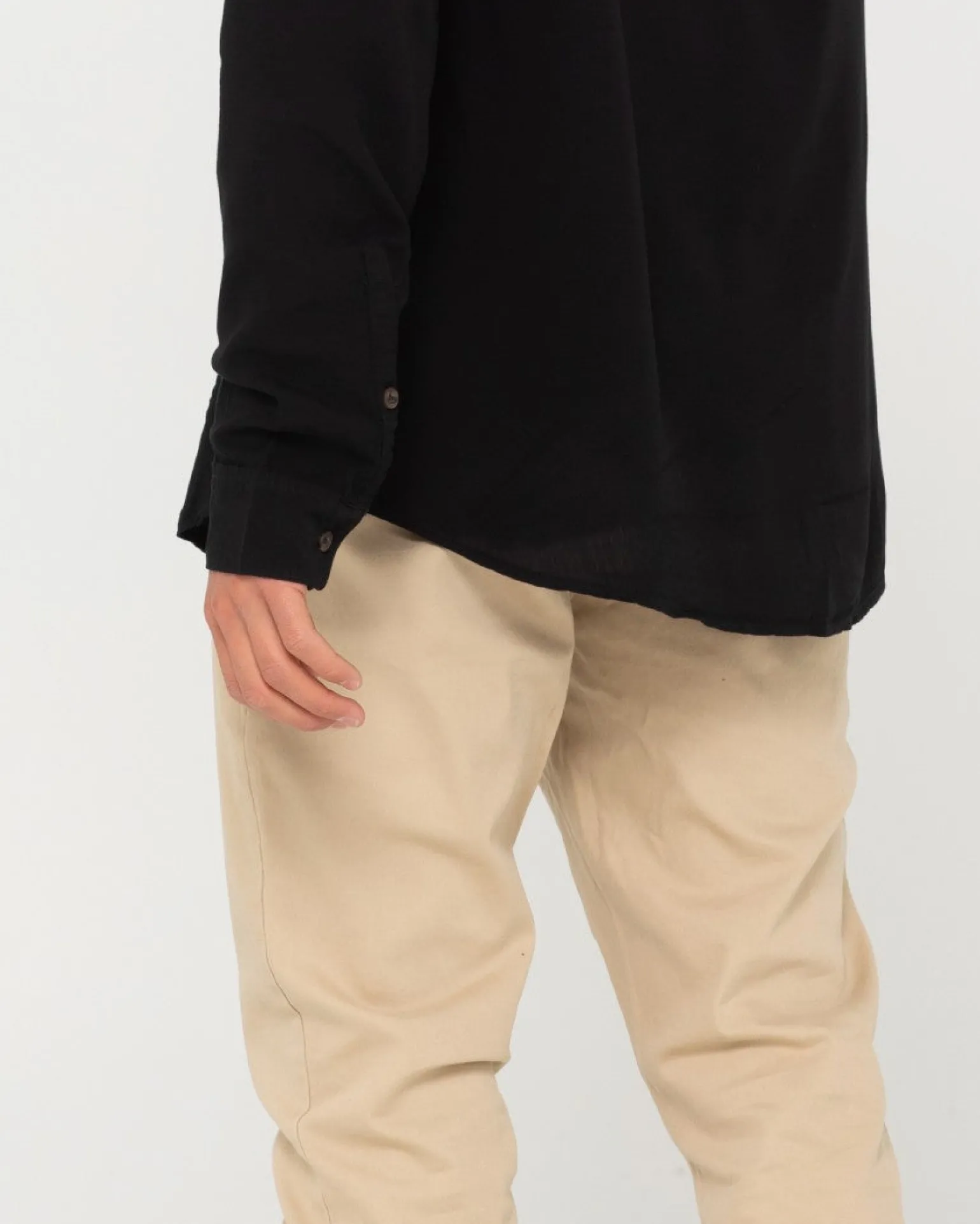 Camisa De Rayon De Manga Larga Razor>Rusty Discount