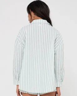 Camisa Extragrande A Rayas Mackenzie>Rusty Outlet