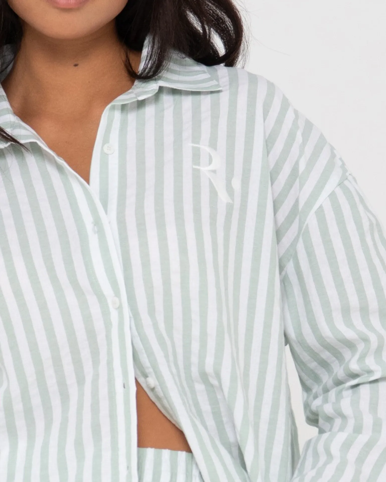 Camisa Extragrande A Rayas Mackenzie>Rusty Outlet