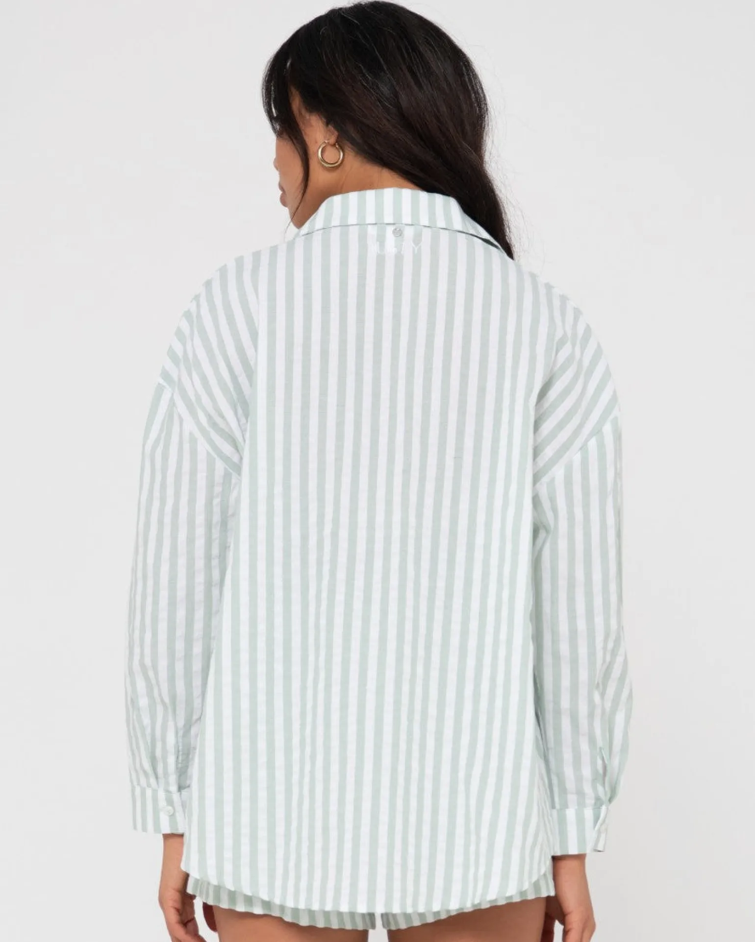 Camisa Extragrande A Rayas Mackenzie>Rusty Cheap