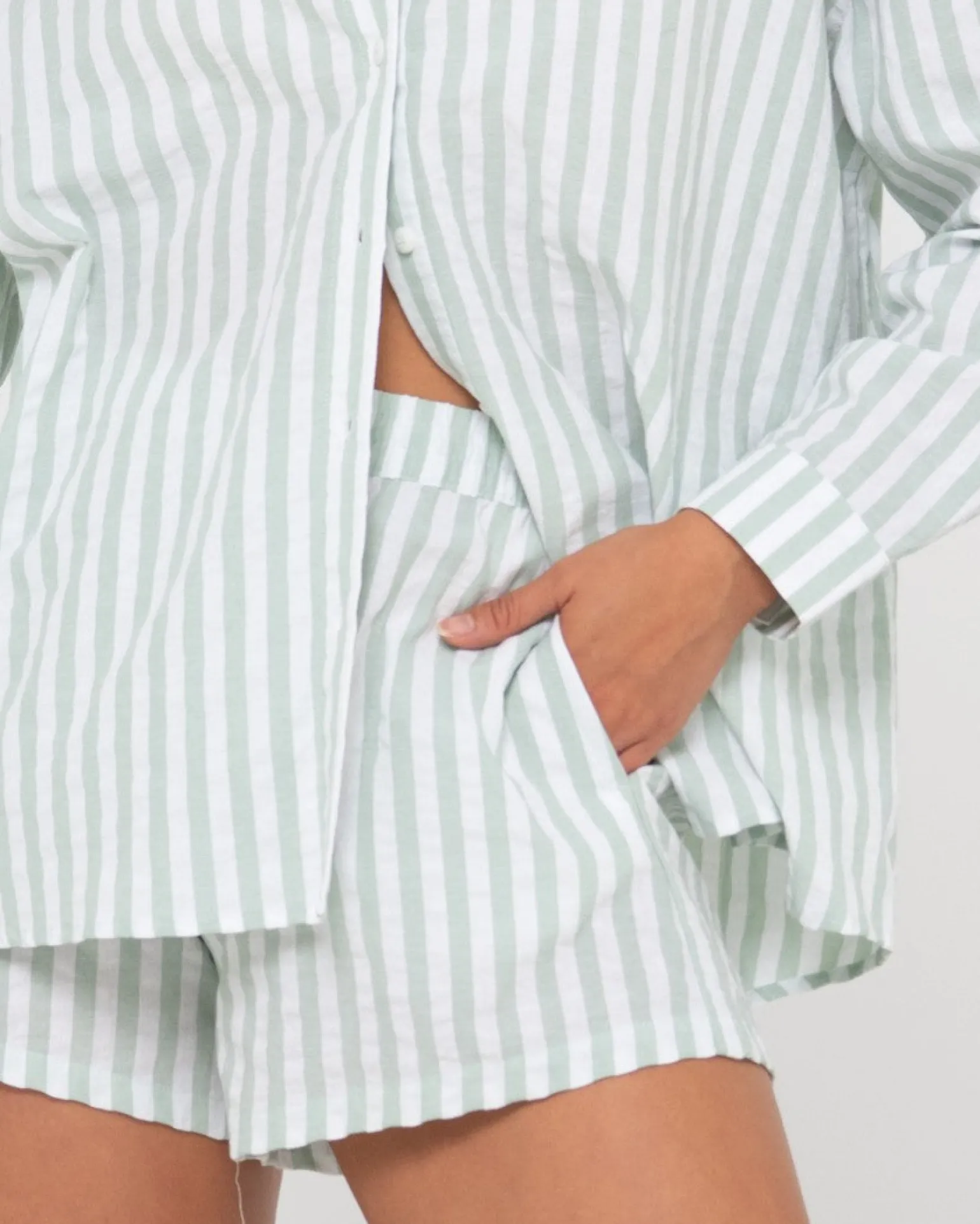 Camisa Extragrande A Rayas Mackenzie>Rusty Cheap