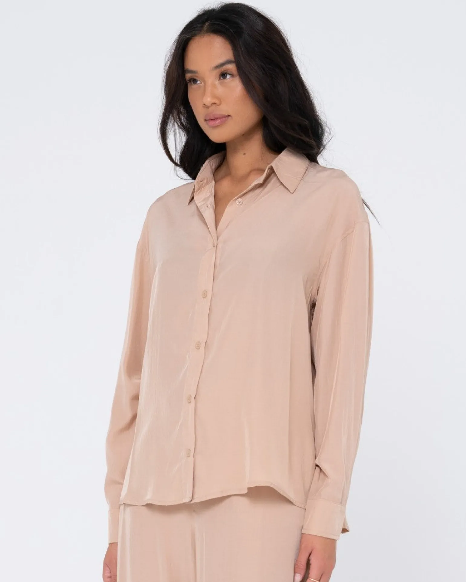 Camisa Extragrande De Manga Larga Porter>Rusty Outlet