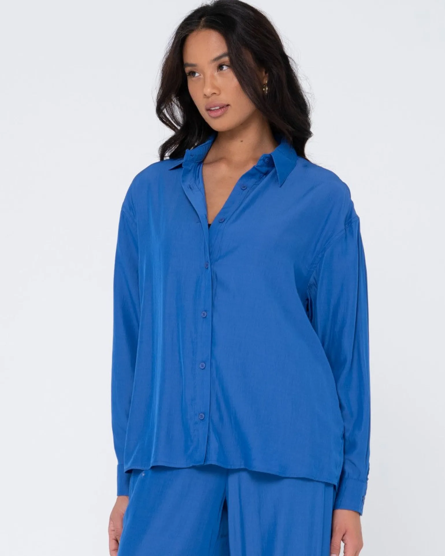Camisa Extragrande De Manga Larga Porter>Rusty Sale