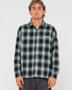 Camisa Holgada A Cuadros De Neon Dreams>Rusty New