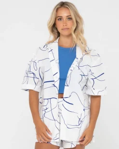 Camisa Manga Corta Pinceladas>Rusty Outlet