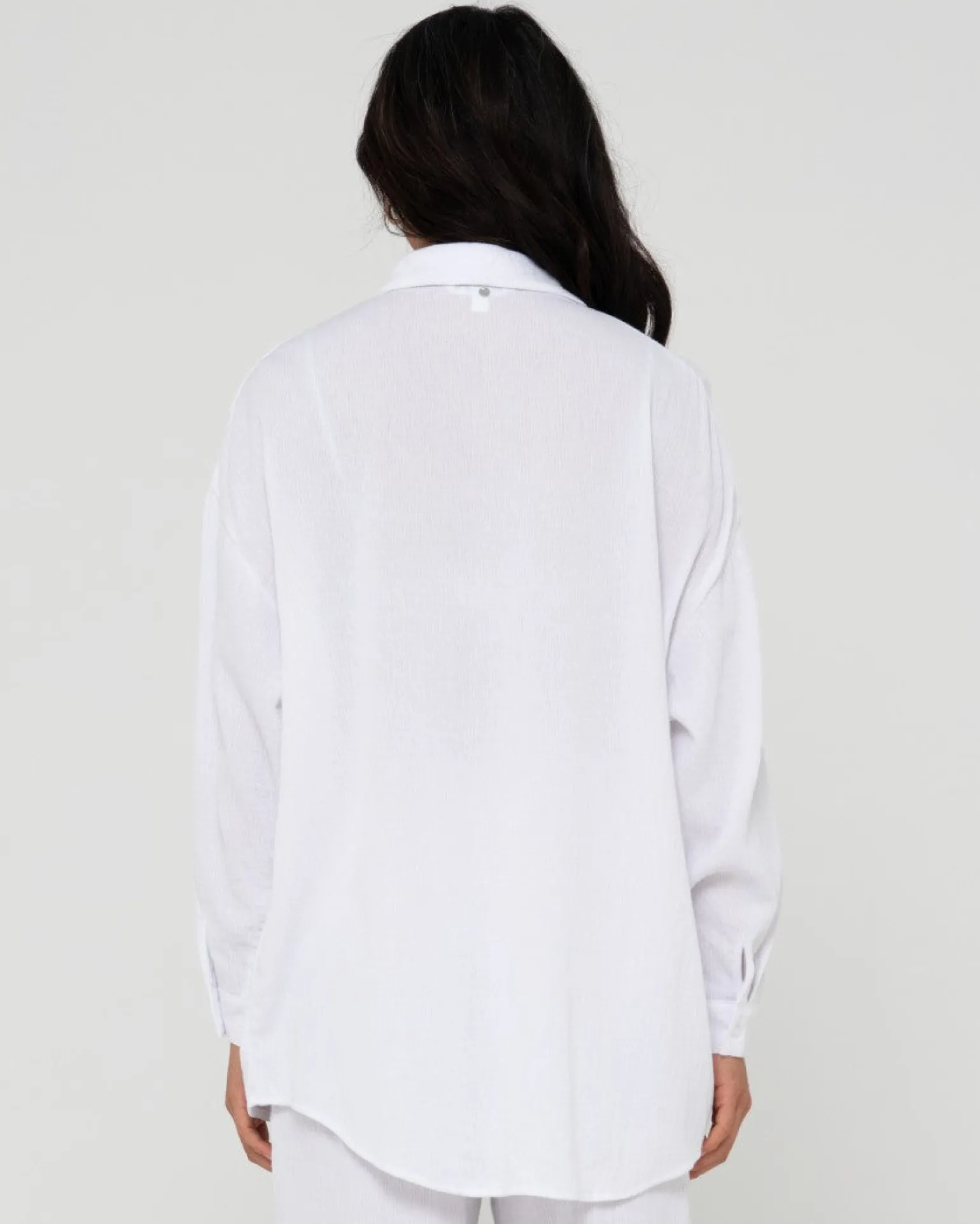 Camisa Oversize De Manga Larga Vahala>Rusty Flash Sale