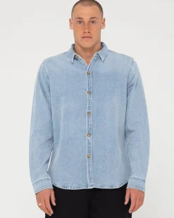 Camisa Vaquera De Manga Larga Dryver>Rusty Online