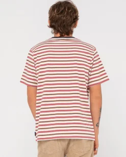 Camiseta A Rayas De Manga Corta Noble>Rusty Discount